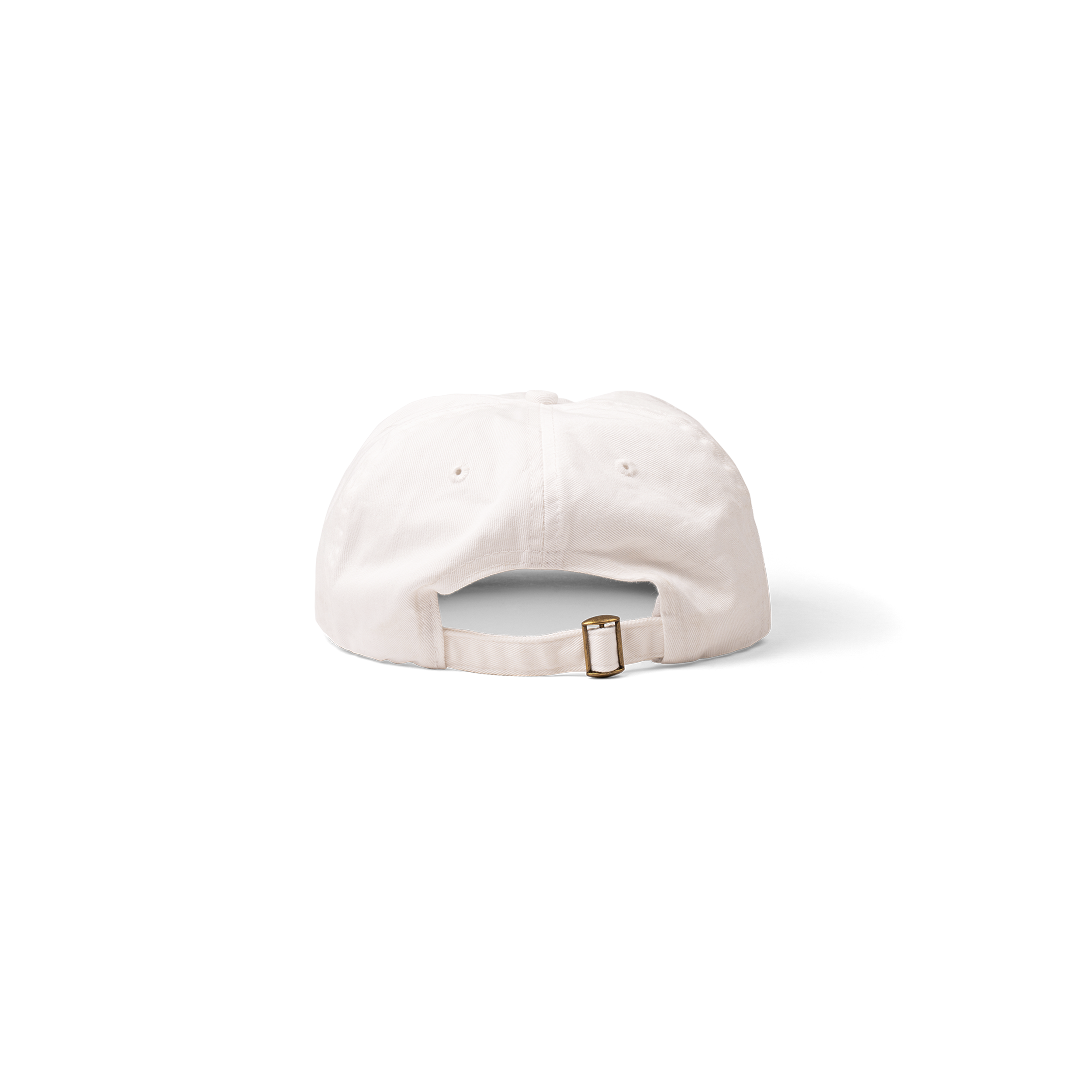 Golf cap in white and green - back