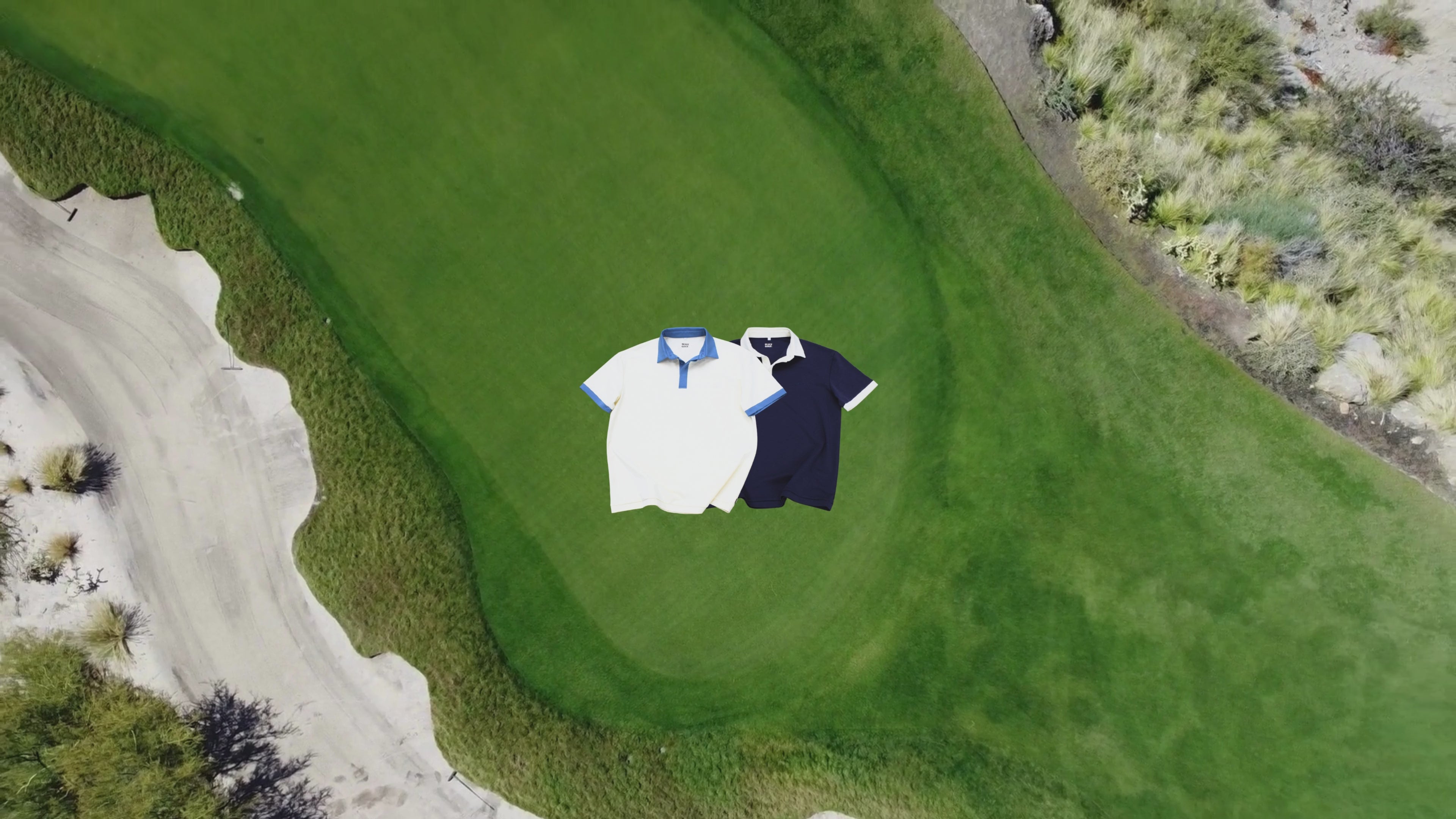 Narooma Polo Shirt on Golf Course