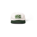 Golf cap in white and green